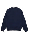 Crew Neck Print Sweatshirt Navy - SPORTY & RICH - BALAAN 3