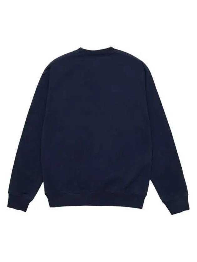 Crew Neck Print Sweatshirt Navy - SPORTY & RICH - BALAAN 3