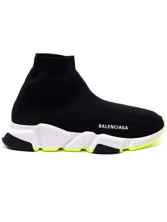 Speed Runner High Top Sneakers Black Yellow - BALENCIAGA - BALAAN 2