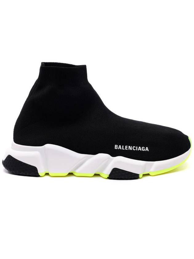 Speed Runner High Top Sneakers Black Yellow - BALENCIAGA - BALAAN 3