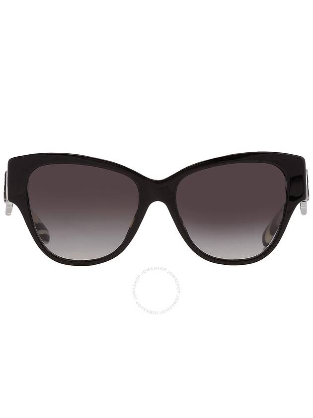 Dolce and Gabbana Grey Butterfly Ladies Sunglasses DG4449 3372/P 54 - DOLCE&GABBANA - BALAAN 1