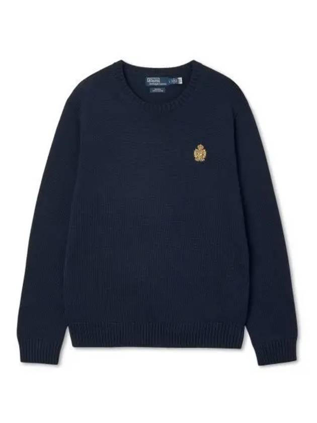 30 points paid Crest Capsule long sleeve pullover knit blue - POLO RALPH LAUREN - BALAAN 1