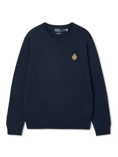 Crest Capsule Long Sleeve Pullover Knit Blue - POLO RALPH LAUREN - BALAAN 2