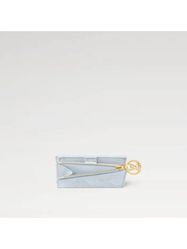 Lisa Monogram Leather Half Wallet Blue - LOUIS VUITTON - BALAAN 4