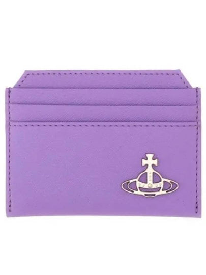 ORB Logo Card Wallet Purple - VIVIENNE WESTWOOD - BALAAN 2