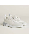 Bouncing Sneakers Mesh Suede Goatskin Blanc Blanc - HERMES - BALAAN 4