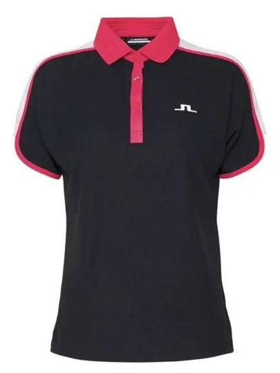 Golf wear women s collar short sleeve t shirt GWJT08096 6855 - J.LINDEBERG - BALAAN 2