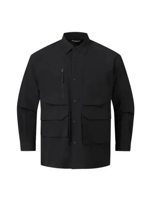 Cordura long sleeve overshirt black - DESCENTE - BALAAN 1