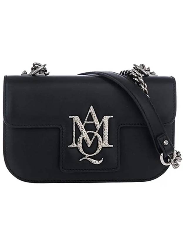 Women's Insignia Chain Shoulder Bag Black - ALEXANDER MCQUEEN - BALAAN 2