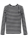 Stripe Long Sleeve T-Shirt Black - ALEXANDER MCQUEEN - BALAAN 6