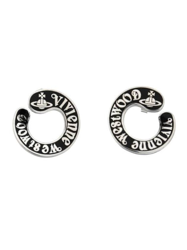 Alwena Earrings Black - VIVIENNE WESTWOOD - BALAAN 1