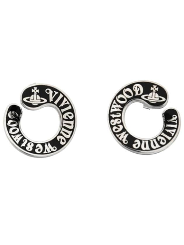 Alwena Earrings Black - VIVIENNE WESTWOOD - BALAAN 1