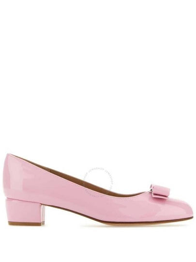 Salvatore Vara Bow Pumps Heel Pink - SALVATORE FERRAGAMO - BALAAN 2