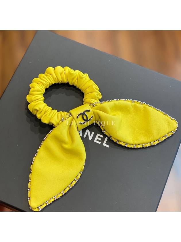 Ribbon Bunny Hairband Gopchang Summer Yellow - CHANEL - BALAAN 3