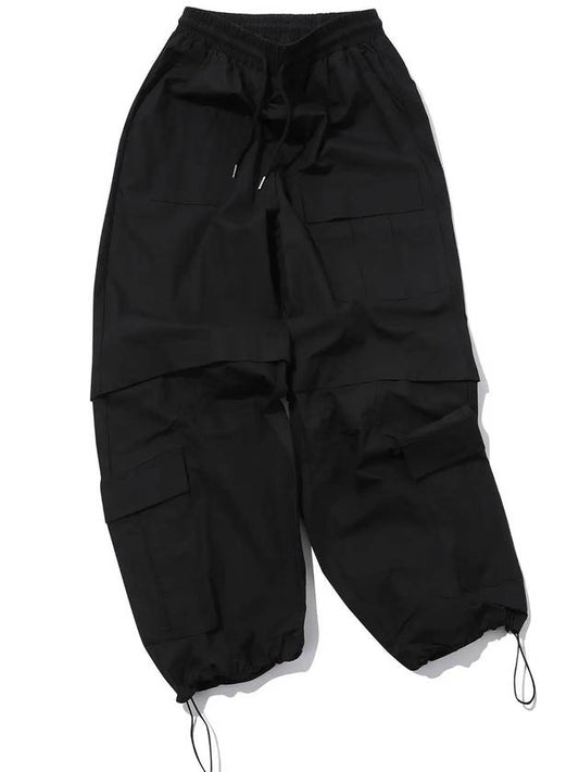 Double pocket wide cargo pants black - CPGN STUDIO - BALAAN 2