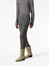 Wool Cashmere Track Pants Grey Melange - GUCCI - BALAAN 3