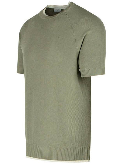 Eleventy Green Cotton T-Shirt - ELEVENTY MILANO - BALAAN 2