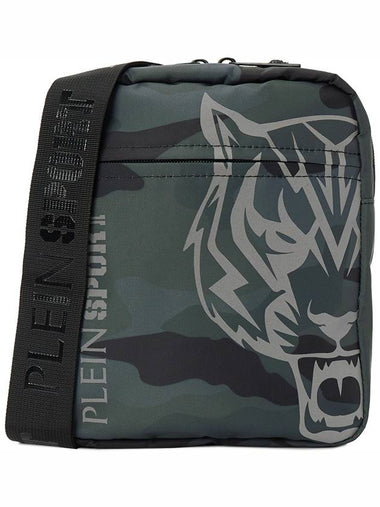 Sports Logo Cross Bag Green - PHILIPP PLEIN SPORT - BALAAN 1