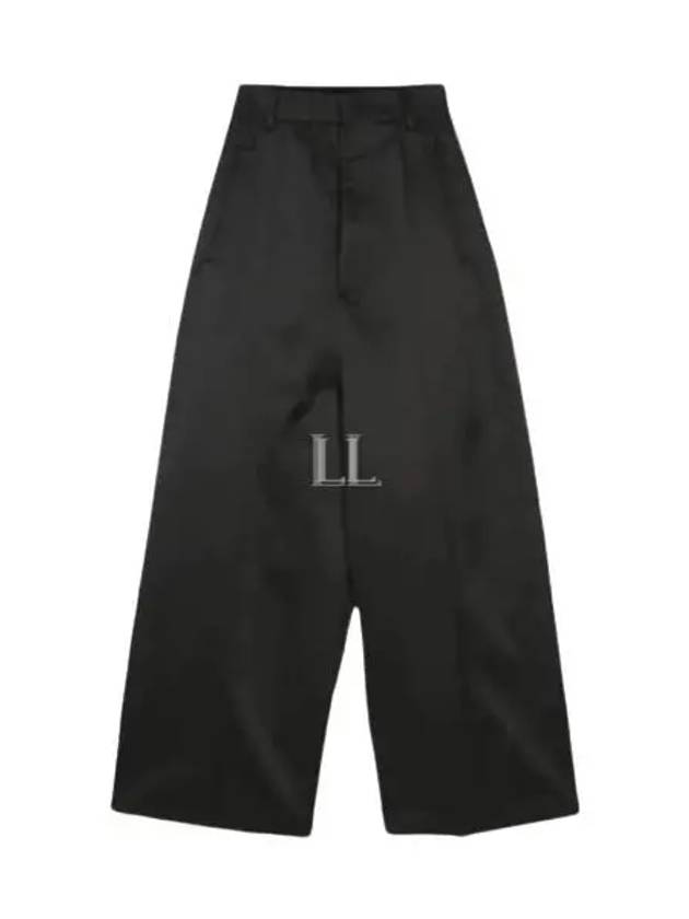 Pleated Wide Pants Black - MAISON MARGIELA - BALAAN 2