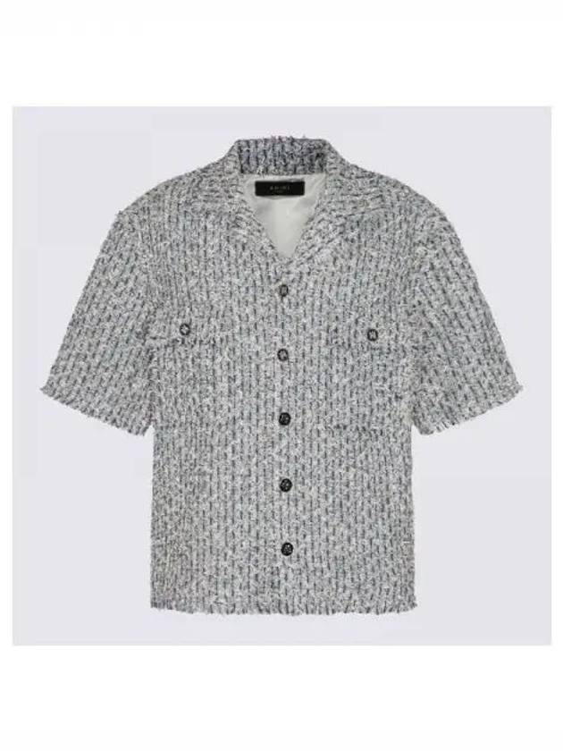 Boucl tweed short sleeve overshirt 270489 - AMIRI - BALAAN 1