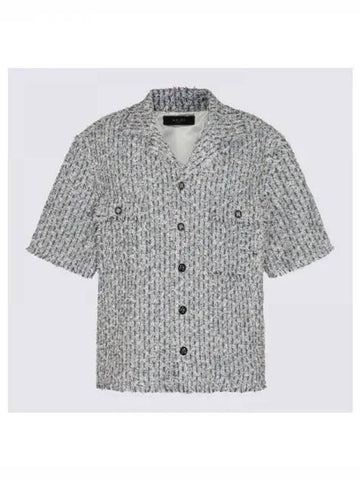 Boucl tweed short sleeve overshirt 270489 - AMIRI - BALAAN 1