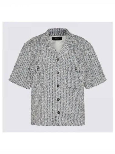 Boucl tweed short sleeve overshirt 270143 - AMIRI - BALAAN 1