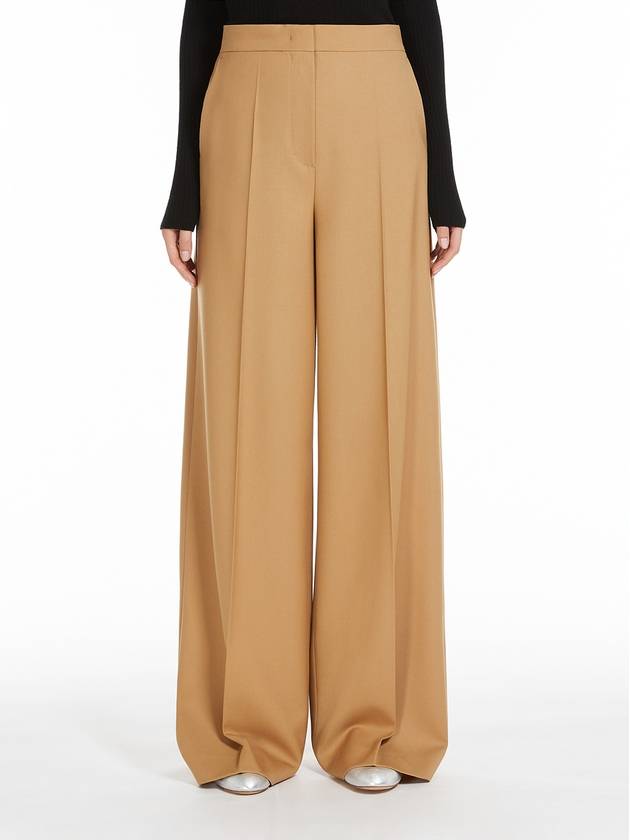 Sena Wool Wide Pants Honey - MAX MARA - BALAAN 4