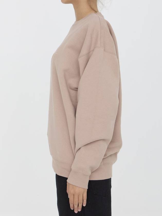 hooded sweatshirt 802001 Y36SW 9950 NUDE ROSE - SAINT LAURENT - BALAAN 4