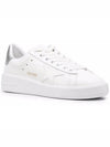 Women's Silver Tab Pure Star Low Top Sneakers White - GOLDEN GOOSE - BALAAN 4