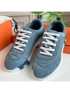 Bouncing Parachute Fabric Low Top Sneakers Blue Pined - HERMES - BALAAN 7