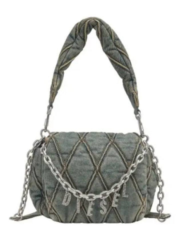 Charm shoulder bag blue - DIESEL - BALAAN 1