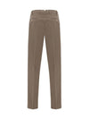 Straight Pants M252DI1770 C6317 BROWN - BRUNELLO CUCINELLI - BALAAN 3