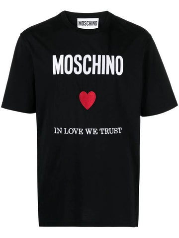 Moschino T-Shirt With Embroidery - MOSCHINO - BALAAN 1