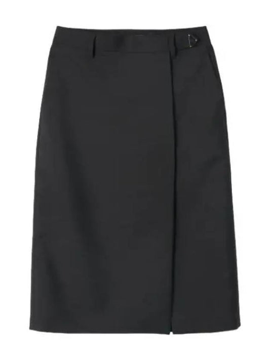 midi skirt black women - PRADA - BALAAN 1