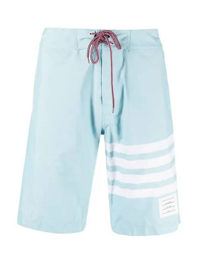 Men's Diagonal Drawstring Swim Shorts Pants Light Blue MTT029A 07538 460 - THOM BROWNE - BALAAN 2