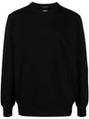 Metropolis Series Stretch Fleece Logo Sweatshirt Black - CP COMPANY - BALAAN 2