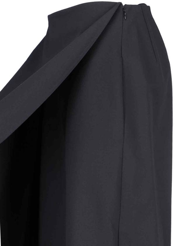 Azmitrical Skirt Wide Pants Black - ALAIA - BALAAN 5