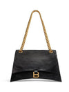 Crush Medium Shoulder Bag Black - BALENCIAGA - BALAAN 2