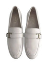 Women's T Logo Mokashino Loafers White - TOD'S - BALAAN.