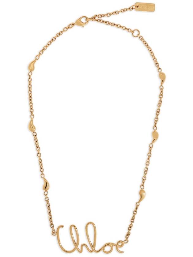 Logo Necklace Gold - CHLOE - BALAAN 2