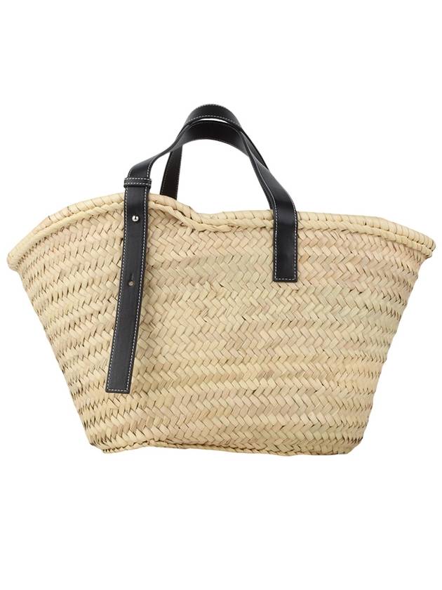 32702S81 Palm leaf calfskin basket bag large 33709Y 4 - LOEWE - BALAAN 3