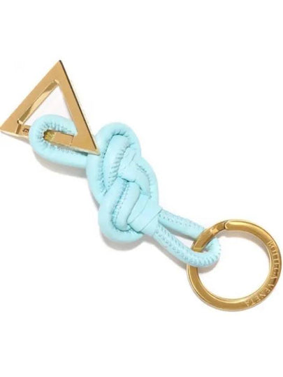 Triangle Nappa Key Holder Pale Blue - BOTTEGA VENETA - BALAAN 2