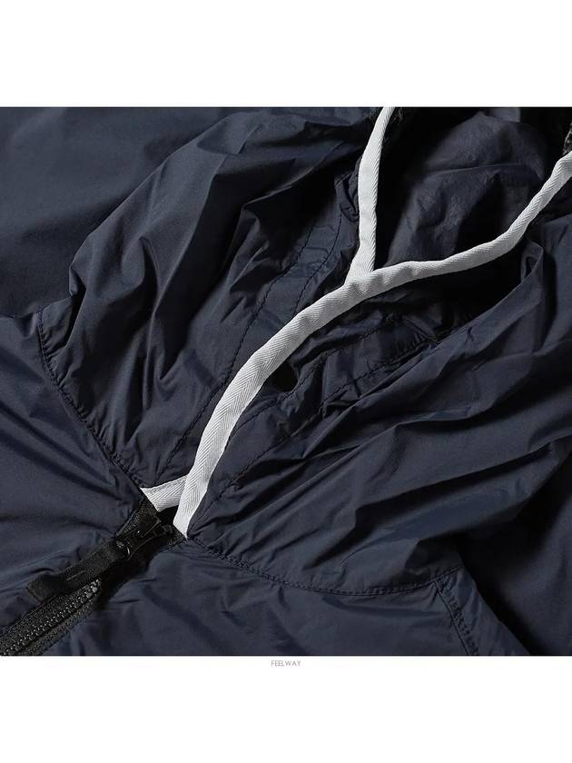 Wappen Patch Skin Touch Nylon Hooded Jacket Navy - STONE ISLAND - BALAAN 6