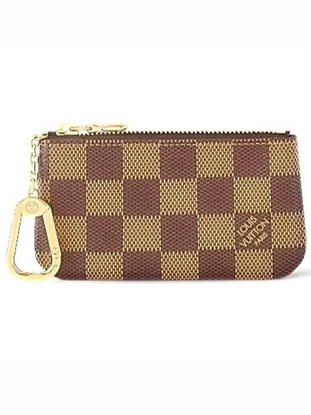 Damier Eben Pouch Key Holder Brown - LOUIS VUITTON - BALAAN 2