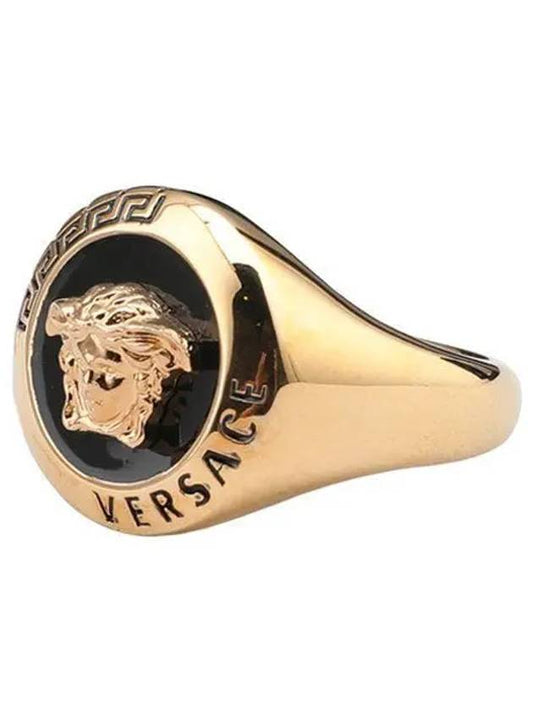 Men's Medusa Logo Ring Gold - VERSACE - BALAAN 2