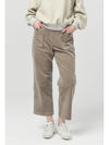 Doyou Know MC Women s Cotton Span Corduroy Cozy Pocket Khaki Beige 9 4 Pants DO6242PT24 - DOYOUKNOWMC GOLF WEAR - BALAAN 2