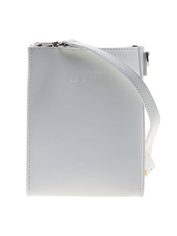 Logo Cross Bag White - MSGM - BALAAN 1