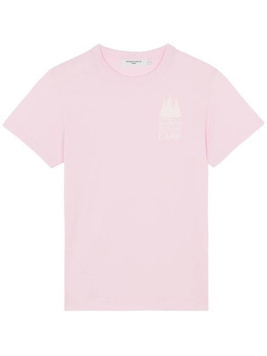 Mini Summer Camp Classic Cotton Short Sleeve T-Shirt Light Pink - MAISON KITSUNE - BALAAN 1