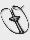 Boro Tie Necklace Black - PRADA - BALAAN 5