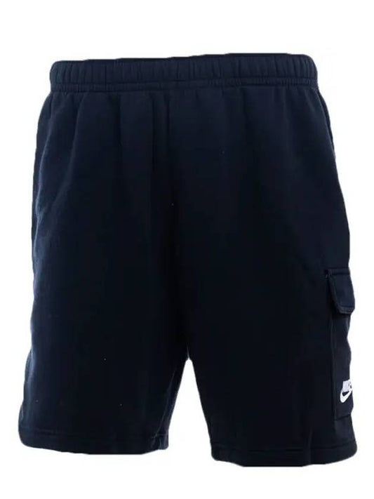 Sportswear Club Fleece Cargo Shorts Black - NIKE - BALAAN 1